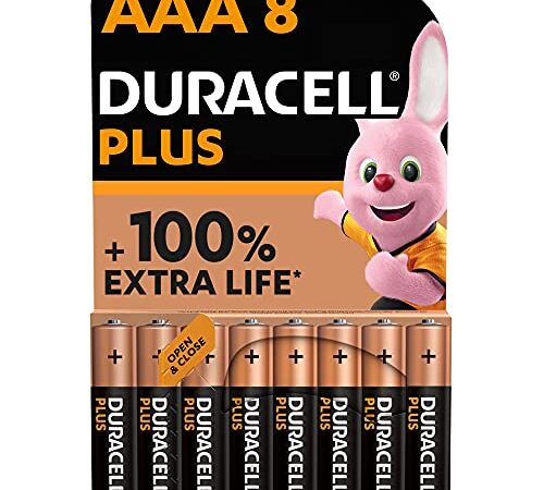 LR03/AAA/MN2400 1.5V BL/8 DURACELL Plus 100%