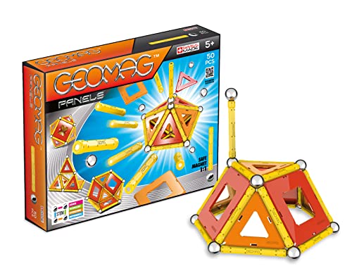 Geomag - Classic 461 Panels, Constructions Magnétiques et Jeux Educatifs, GMP04, Multicolore, 50 Pièces