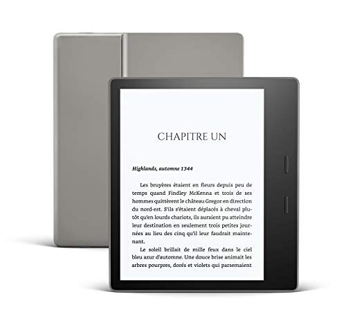 Kindle Oasis, Maintenant avec température d'éclairage ajustable, Résistant à l'eau, 8 Go Wi-Fi, Graphite