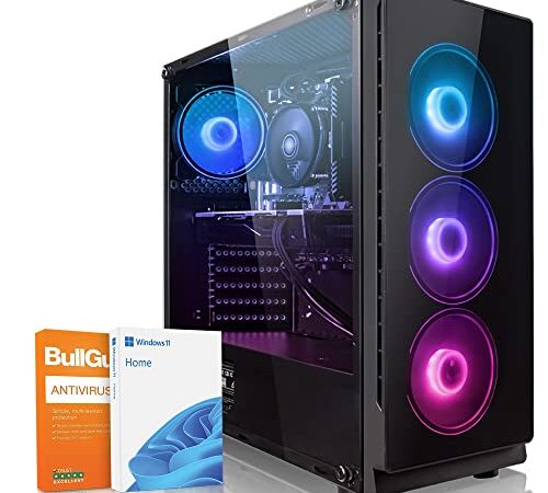 Megaport PC Gamer Falcon AMD Ryzen 7 5700X 8X 4.60 GHz Turbo • Windows 11 • Nvidia GeForce RTX3060 12Go • 16Go 3200 MHz DDR4 • 1000Go M.2 SSD • WiFi • Unité Centrale Ordinateur de Bureau