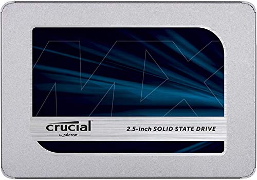 Crucial 500Go CT500MX500SSD1 SSD interne MX500-jusqu’à 560 Mo/s (3D NAND, SATA, 2,5 pouces)