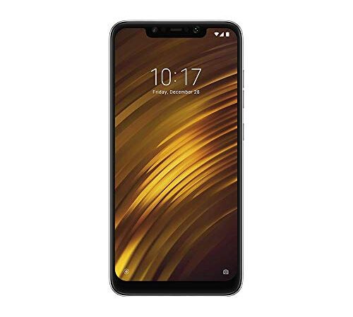 Xioami Pocophone F1 Smartphone débloqué 4G (Ecran: 6,18 pouces 128 Go Double SIM Android) Noir Graphite, Version Allemande / Française / Italienne