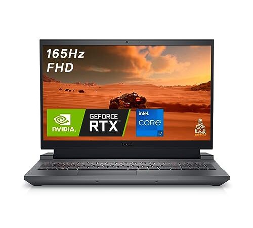 Dell G15 5530 Intel Core i7 PC Portable Gaming 15.6" FHD | Dark Shadow Grey - 16 Go de RAM, SSD 512 Go, NVIDIA GeForce RTX 4060, Win 11 Home, Clavier AZERTY Français