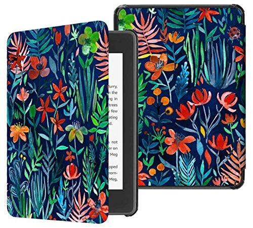 Housse Étui pour Kindle Paperwhite Avant 2018 - Coque Mince en Cuir Intelligent avec Veille/Réveil Automatique, Convient Uniquement au Modèle DP75SDI ou EY21