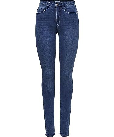 Only Jean Skinny ONLRoyal Taille Haute Medium Blue Denim M 30 Medium Blue Denim M / L30